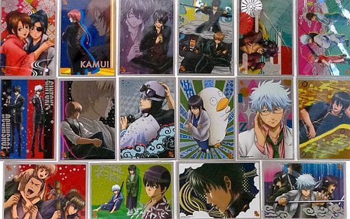 全16種セット(シルバー箔押し) 「ジャンボカードダスEX 銀魂クリアコレクションB.I.G ベスト盤」 全16種セット(シルバー箔押し) 「ジャンボカードダスEX 銀魂クリアコレクションB.I.G ベスト盤」