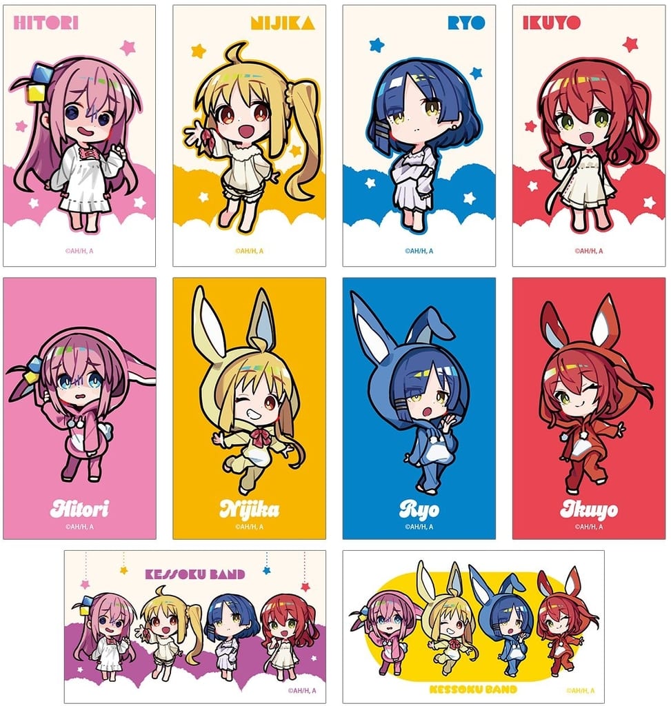 【ボックス】アニメ ぼっち・ざ・ろっく! くるみつさんイラスト ネグリジェ衣装ver.&着ぐるみ衣装ver. トレーディングイラストカード