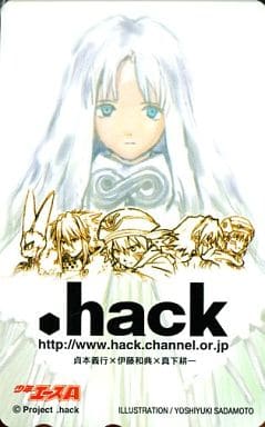駿河屋 中古 カイト ブラックローズ バルムンク 計6名 Hack 月刊少年エースa テレホンカード