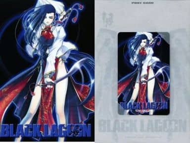 駿河屋 中古 シェンホア Black Lagoon 広江礼威 ポストカード付き 月刊サンデーgx テレホンカード