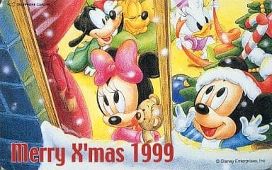 駿河屋 買取 単品 ベビーミッキー ベビーミニー ベビーグーフィー 計5名 Merry X Mas 1999 クリスマスシリーズno 24 ベビークリスマス テレホンカード