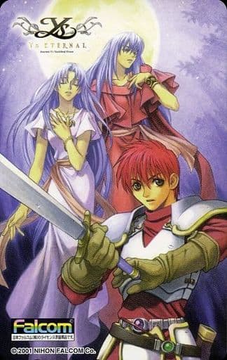 駿河屋 中古 アドル クリスティン フィーナ レア Ys Eternal イース エターナル テレホンカード