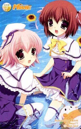 ゲーム・PC系テレホンカード 上里湖音/御影このか「Areas -空に映すキミとのセカイ-」 電撃姫 2008年9月号 誌上通販品