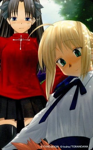 駿河屋 中古 遠坂凛 セイバー Fate Stay Night とらのあな テレホンカード