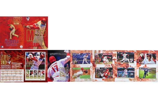 駿河屋 -<中古>大谷翔平「84円切手5枚組 MVP 2021 AMERICAN LEAGUE