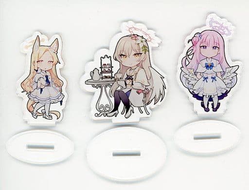 【ブルーアーカイブ】ティーパーティーアクリルスタンドセット 聖園ミカ＆桐藤ナギサ＆百合園セイア(はまじあき) C103/BLANK802