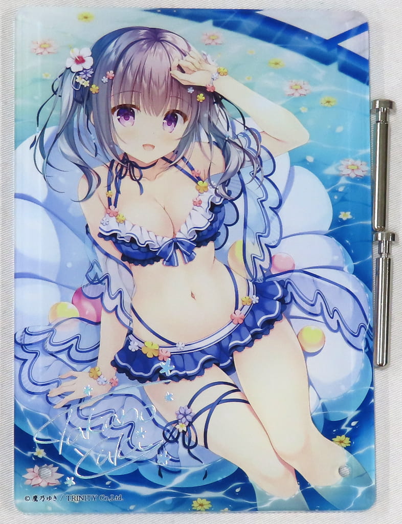 複製サイン入りB6アクリルボード No14 blue summer(鷹乃ゆき) エアコミケ2/Fine-Art’s Design TRINITY_image