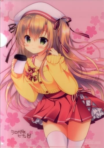 【オリジナル】複製サイン入りA4クリアファイル(シロガネヒナ) COMIC1☆13新刊購入特典/MILK BAR＆メロンブックス