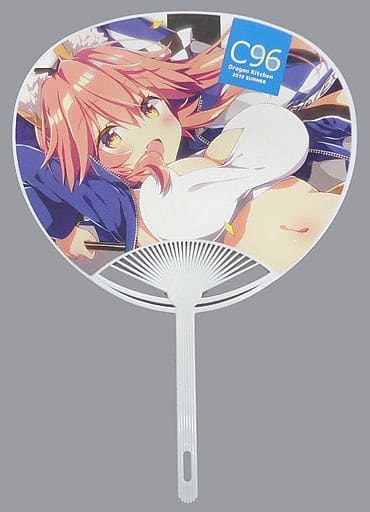 駿河屋 中古 Fate ポリうちわ 玉藻の前 さそりがため C96 Dragon Kitchen うちわ