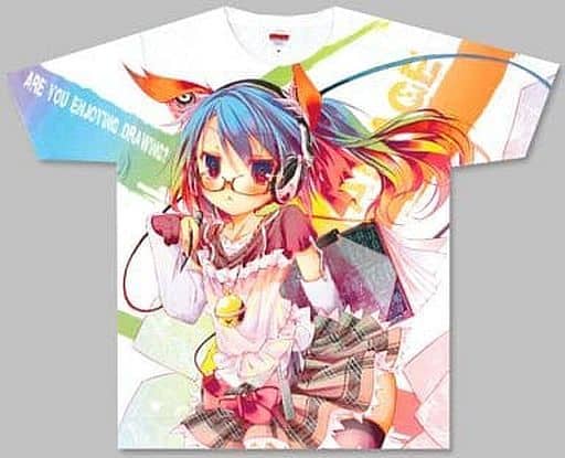 駿河屋 中古 オリジナル グラフィックtシャツ Lサイズ 榎宮祐 柊ましろ C81 Pixel Phantom ゆにろみ U 2603 Tシャツ