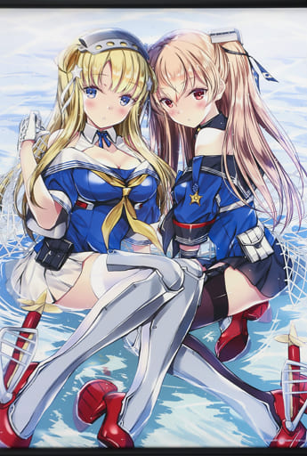 駿河屋 - 【買取】【艦隊これくしょん～艦これ～】A1タペストリー フレッチャー＆ジョンストン(小林ちさと) C96/Pocky