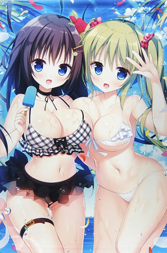 【めろんちゃん】WスエードB2タペストリー ver.11 めろんちゃん&BLACKめろん(白もち桜) 2020.1/メロンブックス 【めろんちゃん】WスエードB2タペストリー ver.11 めろんちゃん&BLACKめろん(白もち桜) 2020.1/メロンブックス