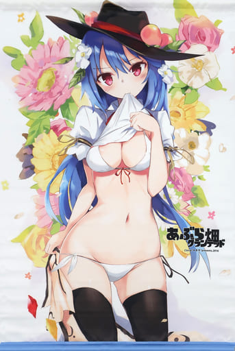 駿河屋 -<中古>【東方Project】B2タペストリー たくしあげver 比那名居