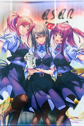 ピロ水 B2タペストリー はにかみカフェ ウェイトレスver. 全種セット