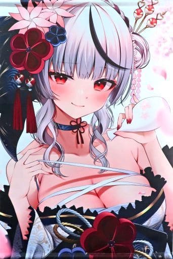 同人ポスター・タペストリー・カレンダー系 【バーチャルYoutuber】B2Wスエードタペストリー 正月ver 沙花叉クロヱ(瑠川ねぎ) C101/おねぎ生活