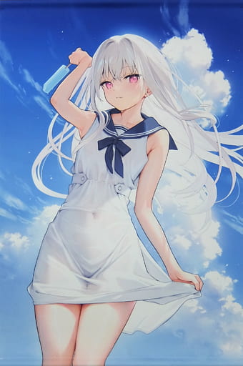 駿河屋 -<中古>【オリジナル】B2タペストリー シロ(mignon) コミティア