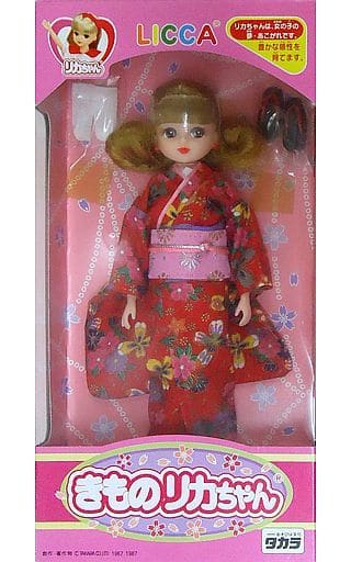 駿河屋 -<中古>きものリカちゃん(赤) 「リカちゃん」(ドール)