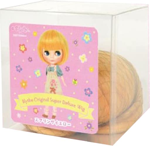 駿河屋 新品 中古 ブライス用 ブライスオリジナルスーパーデラックスウィッグ 内巻きボブ スプリングイエロー Blythe ブライス ドール アクセサリー