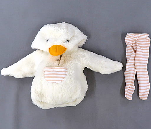 刺繍サービス バッティング手袋 幼SD ちびドレスのあひるさん ピンク