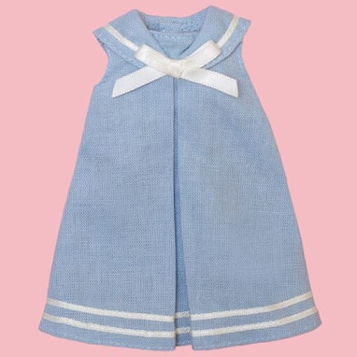 駿河屋 -<新品/中古>22cm用 セーラーワンピース(ライトブルー