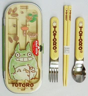 駿河屋 -<中古>となりのトトロ はしフォークスプーン トリオセット