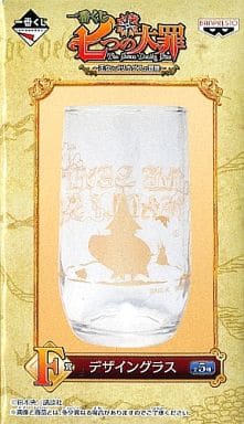 駿河屋 中古 ホークママ デザイングラス 一番くじ 七つの大罪 王女とメリオダスの冒険 F賞 グラス