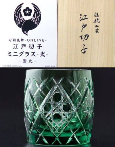 駿河屋 -<中古>鶯丸 江戸切子ミニグラス-弐- 「刀剣乱舞-ONLINE-×江戸 ...