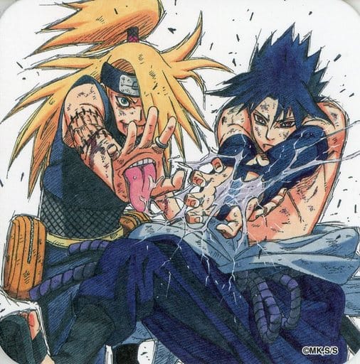 サスケ&デイダラ 「NARUTO-ナルト- アートコースター」 創刊50周年記念 週刊少年ジャンプ展 VOL.3グッズ サスケ&デイダラ 「NARUTO-ナルト- アートコースター」 創刊50周年記念 週刊少年ジャンプ展 VOL.3グッズ