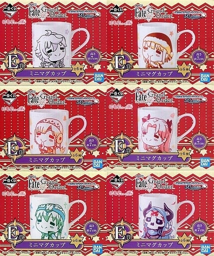 駿河屋 - 【買取】全6種セット ミニマグカップ にもじしりーず ぽや