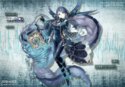 駿河屋 -<中古>人魚姫 紙製ランチョンマット 「SINoALICE -シノアリス