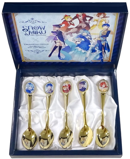 駿河屋 -<中古>集合 ティースプーン5本セット 「SNOW MIKU 2019