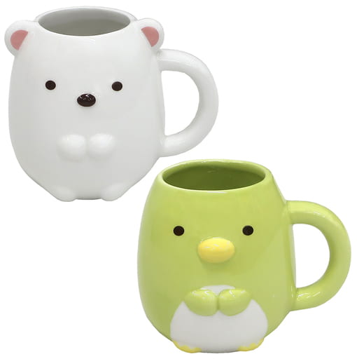 駿河屋 - 【買取】全2種セット ダイカット陶器マグカップ 「すみっコ