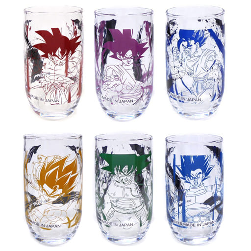 駿河屋 -<中古>全6種セット グラス 「一番くじ ドラゴンボール Rising ...