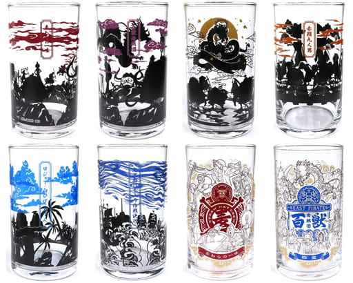 駿河屋 - 【買取】全8種セット グラス 「一番くじ ワンピース EX 龍と