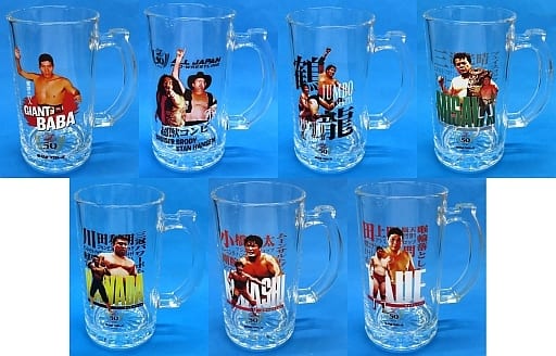 駿河屋 -<中古>全7種セット ビールジョッキ 「全日本プロレス50周年 駿河屋 -<中古>全7種セット ビールジョッキ 「全日本プロレス50周年