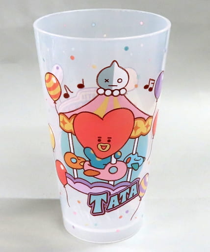 駿河屋 -<中古>TATA(ブイ) クリアタンブラー 「一番くじ BT21 VAN PARK