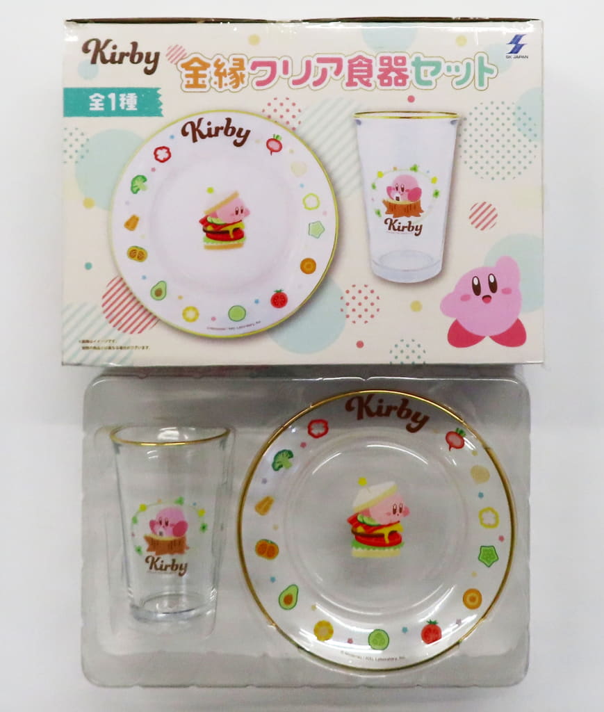 駿河屋 -<中古>カービィ 金縁クリア食器セット 「星のカービィ」(その他) 駿河屋 -<中古>カービィ 金縁クリア食器セット 「星のカービィ」(その他)
