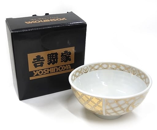 駿河屋 -<中古>金柄 オリジナルお茶碗 「吉野家」 スタンプ ...