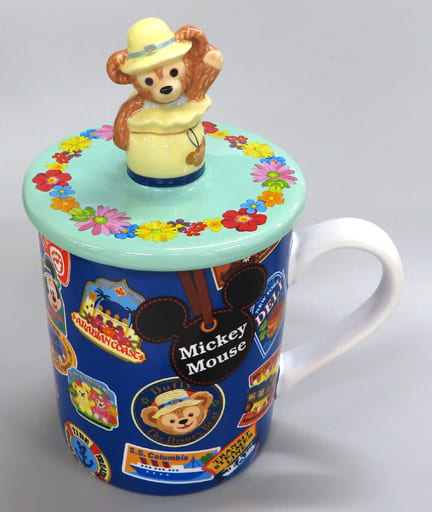 駿河屋 -<中古>集合 蓋付きマグカップ 「ミッキーとダッフィーの