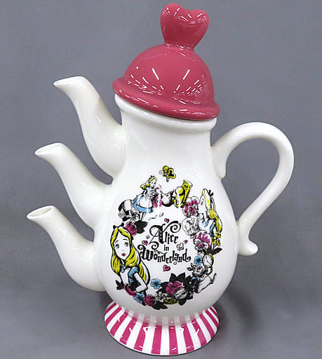 展示品】不思議の国のアリス ティーセット ミニティーポット+カップ 展示品】不思議の国のアリス ティーセット ミニティーポット+カップ