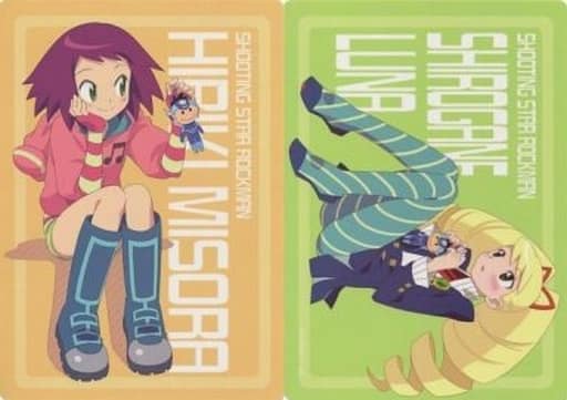 駿河屋 -<中古>ミソラ/ルナ B5下敷き 「流星のロックマン」 イベント