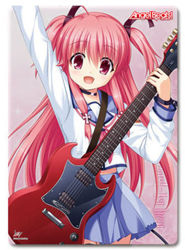 駿河屋 新品 中古 C ユイ B5クリア下敷き Angel Beats 1st Beat 下敷き