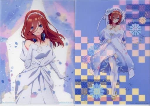 駿河屋 -<中古>中野三玖 A4クリアファイルセット(2枚組) 「一番くじ