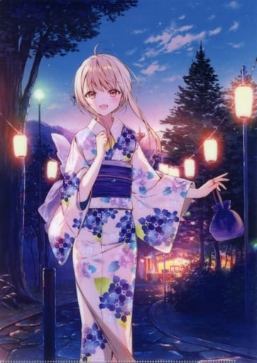 駿河屋 -<中古>椎名真昼(浴衣) A4クリアファイル 「ライトノベル お隣