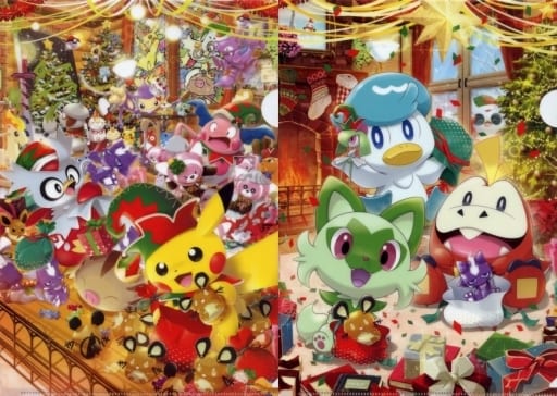 Pokemon Christmas Toy Factory A4クリアファイル2枚セット 「ポケットモンスター」 ポケモンセンター限定 Pokemon Christmas Toy Factory A4クリアファイル2枚セット 「ポケットモンスター」 ポケモンセンター限定