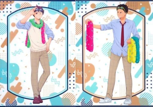 及川徹&岩泉一 描き下ろしA4クリアファイル2枚セットB パーティーver. 「ハイキュー!!×ドン・キホーテ」 及川徹&岩泉一 描き下ろしA4クリアファイル2枚セットB パーティーver. 「ハイキュー!!×ドン・キホーテ」