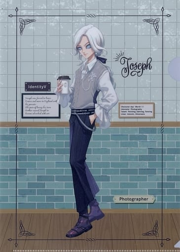 写真家(ジョゼフ) 「Identity V 第五人格×ローソン A4クリアファイル」 写真家(ジョゼフ) 「Identity V 第五人格×ローソン A4クリアファイル」