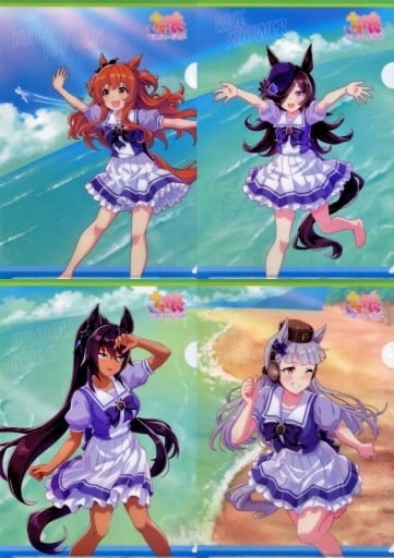 全4種セット オリジナルA4クリアファイル 「ファミリーマート×ウマ娘