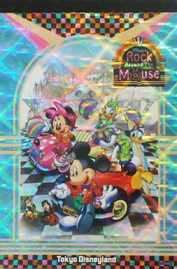 駿河屋 中古 集合 メモパッド 24絵柄 ステッカー1シート付 ディズニー ロック アラウンド ザ マウス 東京ディズニーランド限定 ノート メモ帳