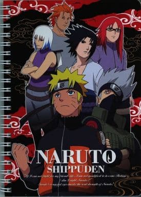 駿河屋 中古 ナルト カカシ 蛇 サクラ サイ ヤマト キバ シノ B6リングノート Naruto ナルト 疾風伝 ノート メモ帳